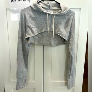 Offline AERIE Crop Layering Hoodie NWOT S